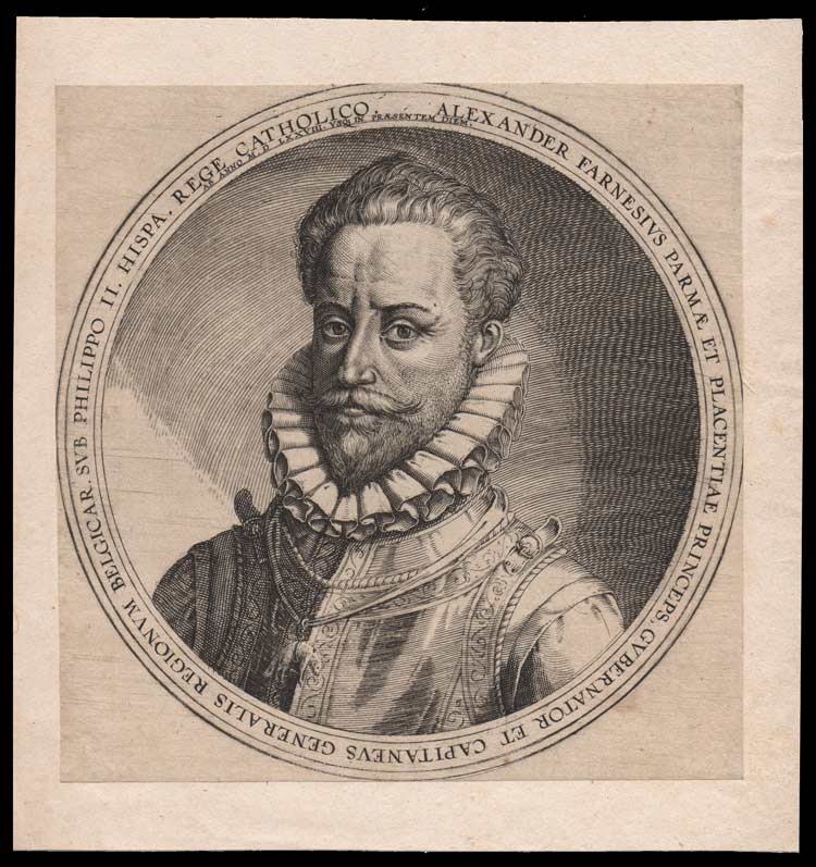 stampa antica alessandro farnese