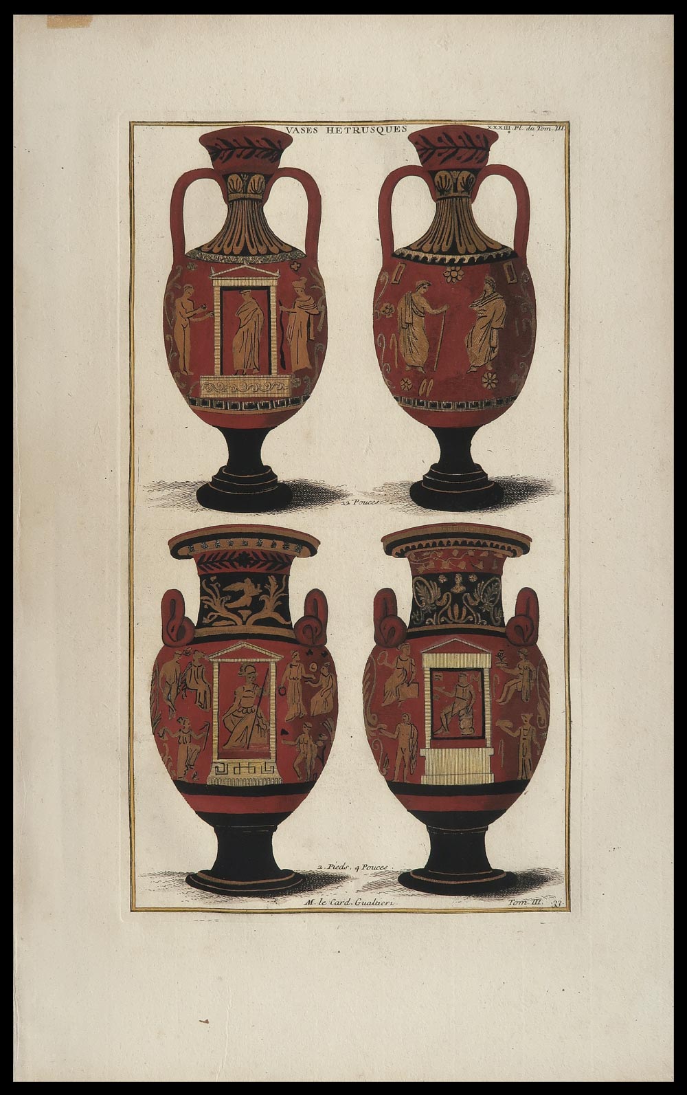 stampa antica anfora etrusca