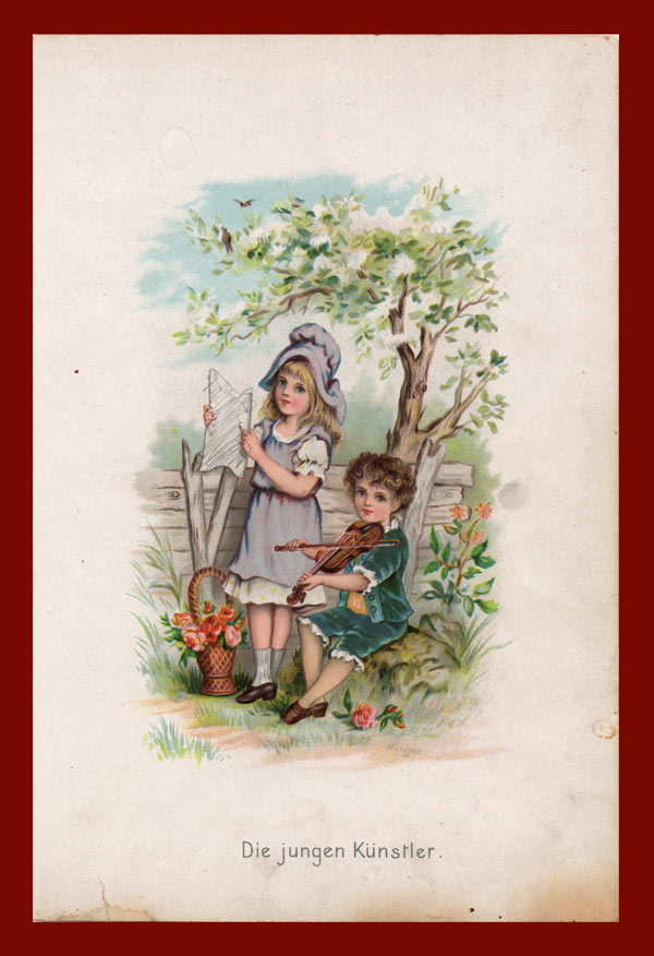 stampa antica fanciulli