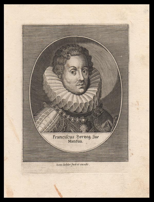 stampa antica francesco gonzaga