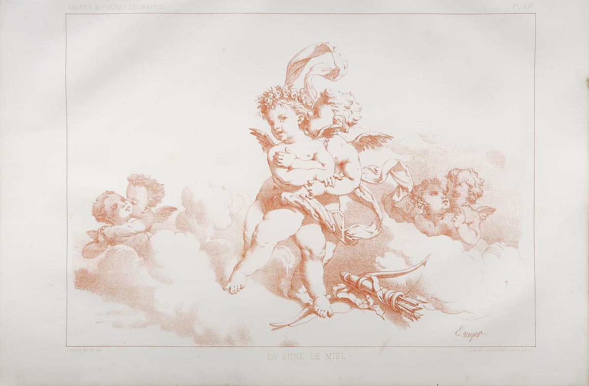 stampa antica lune miel