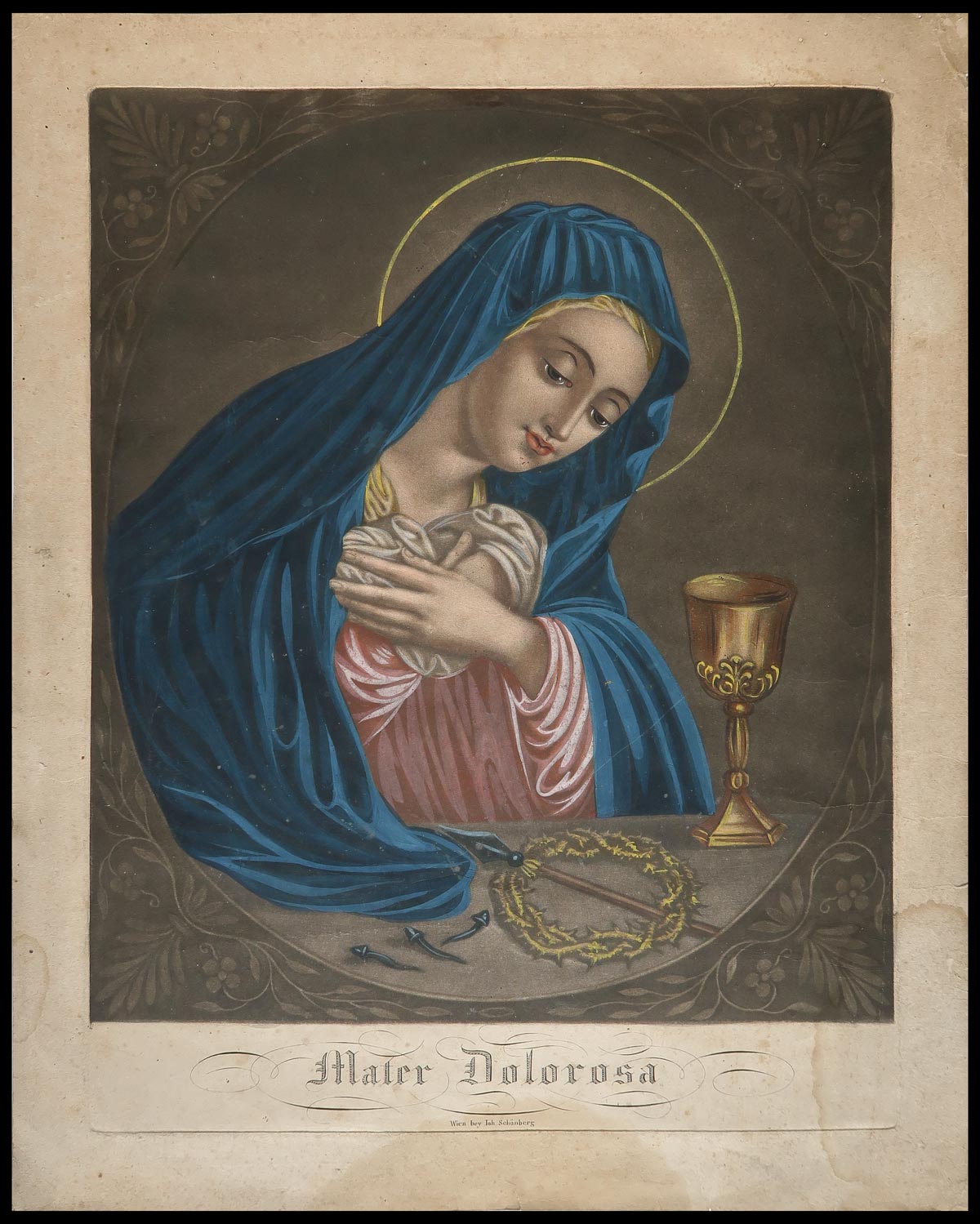 stampa antica mater dolorosa schonberg