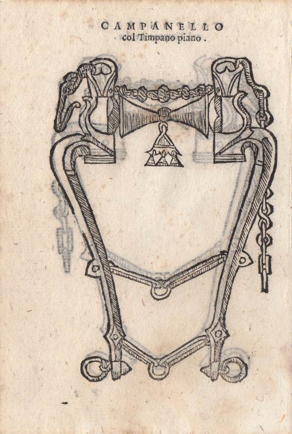 stampa antica morso campanello