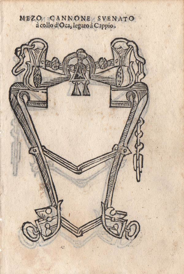 stampa antica cannone svenato