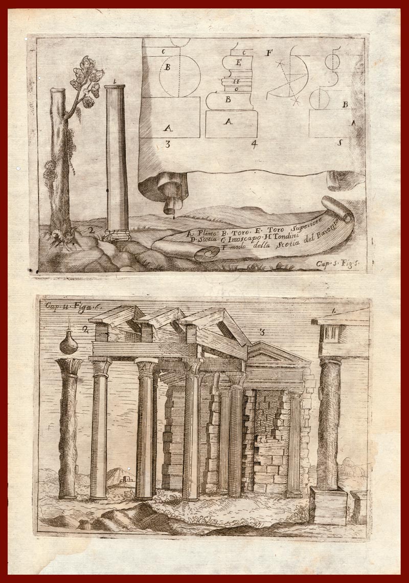 stampa antica ordine dorico