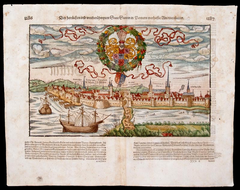 stampa antica stettino