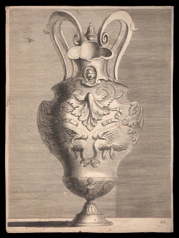 stampa antica vaso
