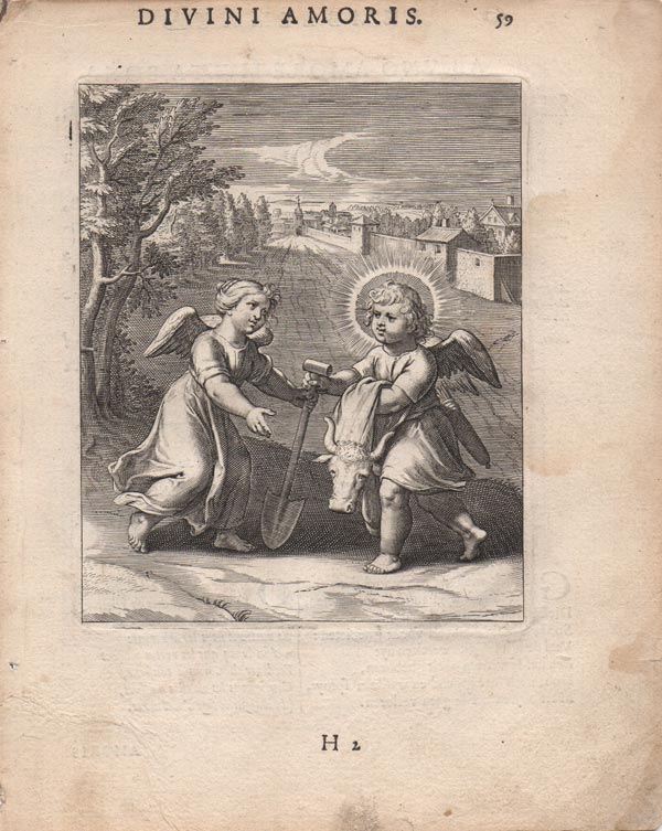 stampa antica nihil amanti grave