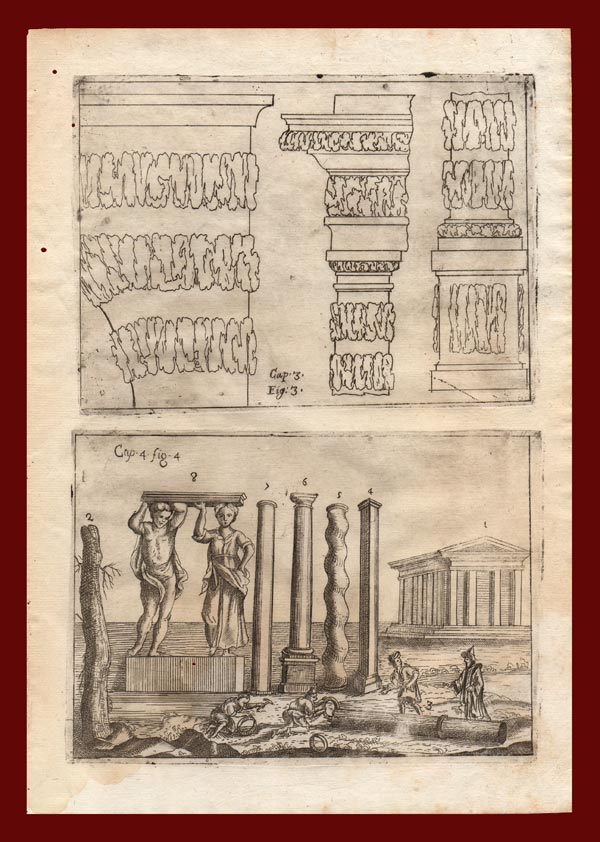stampa antica ordine rustico