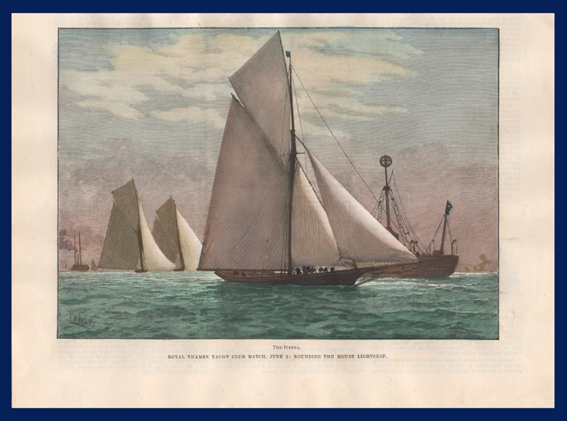 stampa antica clipper iverna