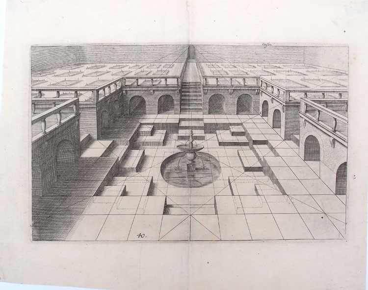 stampa antica architettura vredeman de vries