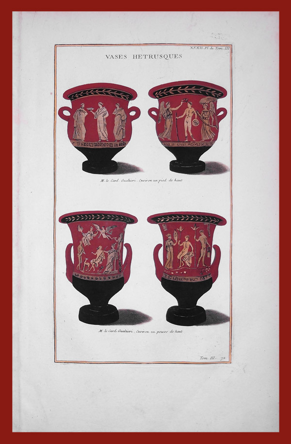 stampa antica vasi etruschi