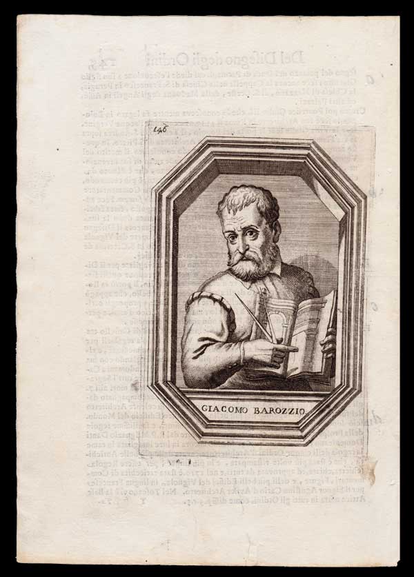 stampa antica architettura vignola