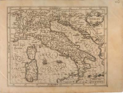 carta italia atlas minor 1607 italia atlas minor 1607