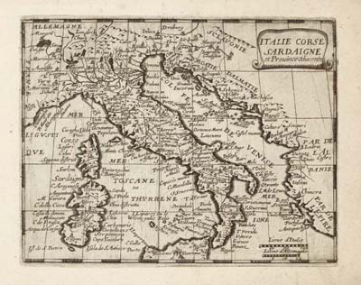 carta italia boisseau 1643 italia boisseau 1643