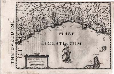 carta liguria edizione 1635 liguria 1635