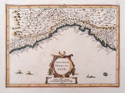 carta liguria 1676 liguria 1676