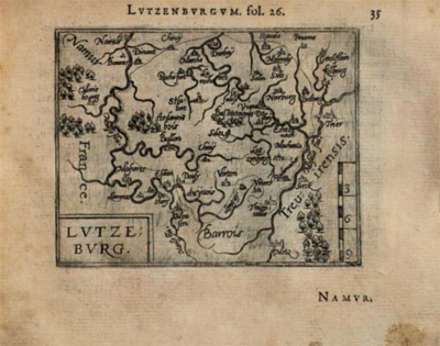 mappa lussemburgo 1583