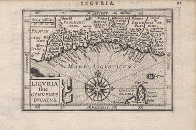mappa liguria 1609