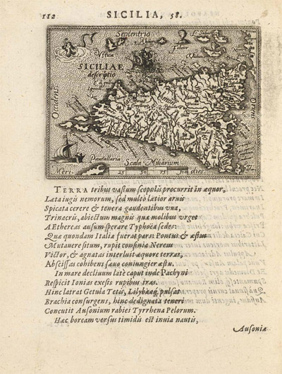 mappa sicilia 1585