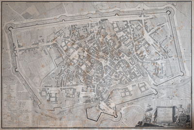 pianta di treviso del salomoni pianta antica di treviso del salomoni