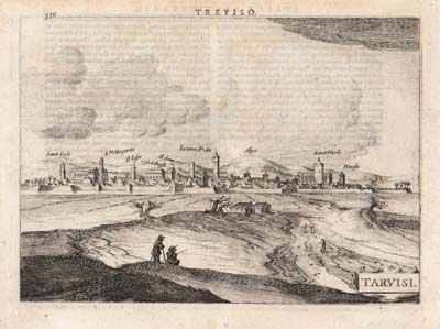 veduta di treviso di hondius veduta antica di treviso di hondius
