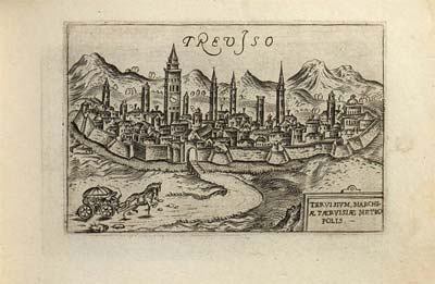 veduta di treviso dal valegio veduta antica di treviso dal valegio