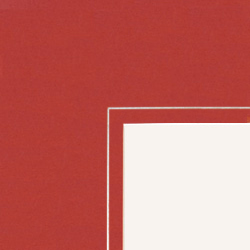 passepartout rosso riga argento