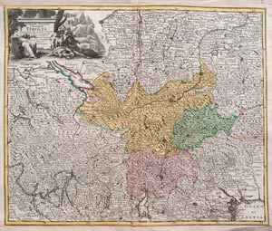 il tirolo carta geografica