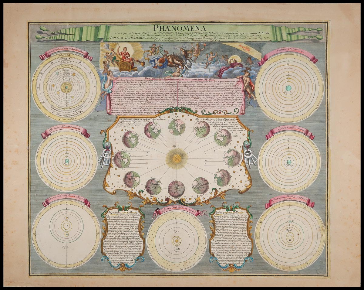 carta celeste antica phaenomena doppelmair