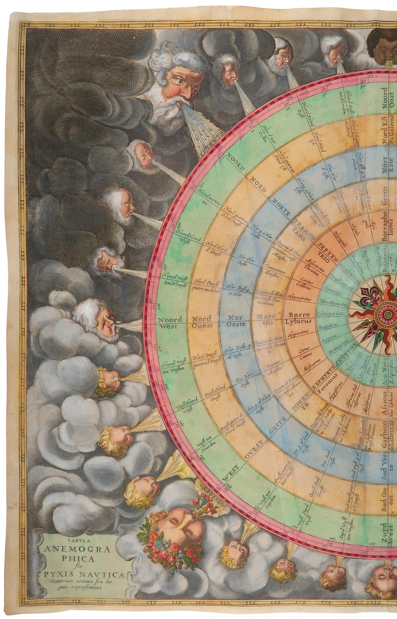 carta celeste tabula anemographica