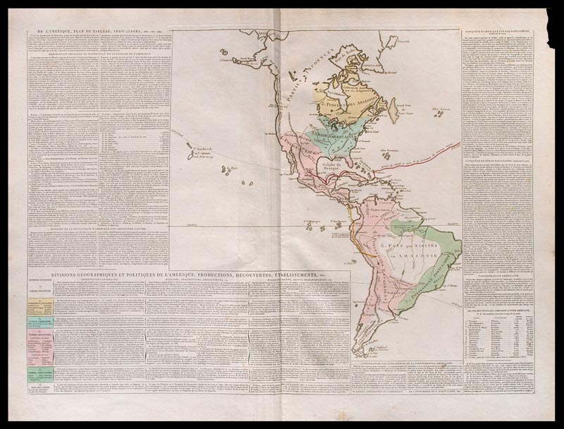 carta geografica antica america le sage