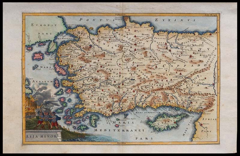 carta geografica asia minor cellarius