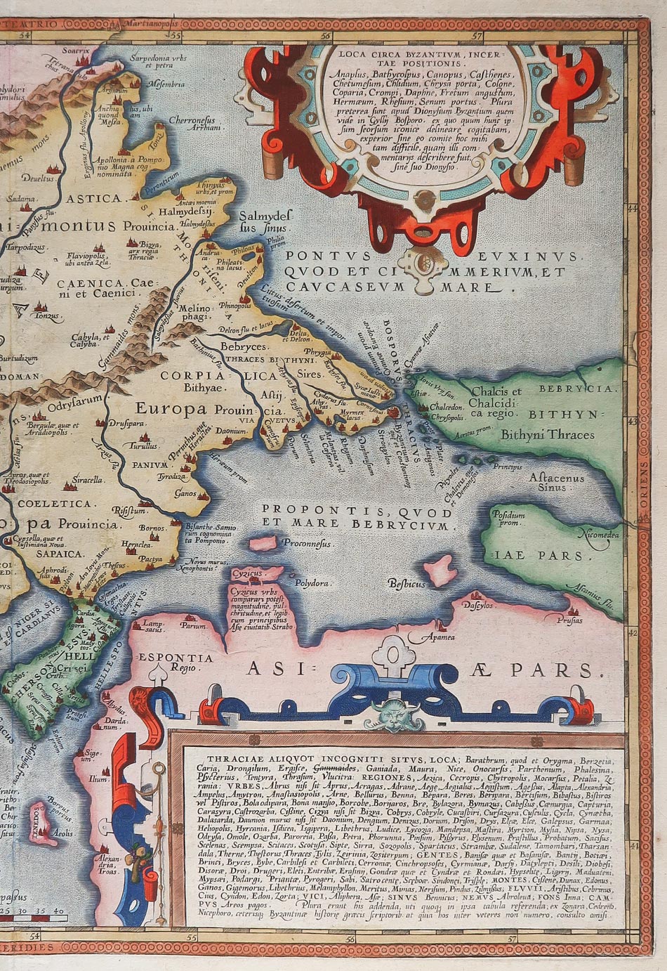carta geografica antica thraciae veteris typus ortelius carta geografica thraciae veteris typus ortelius