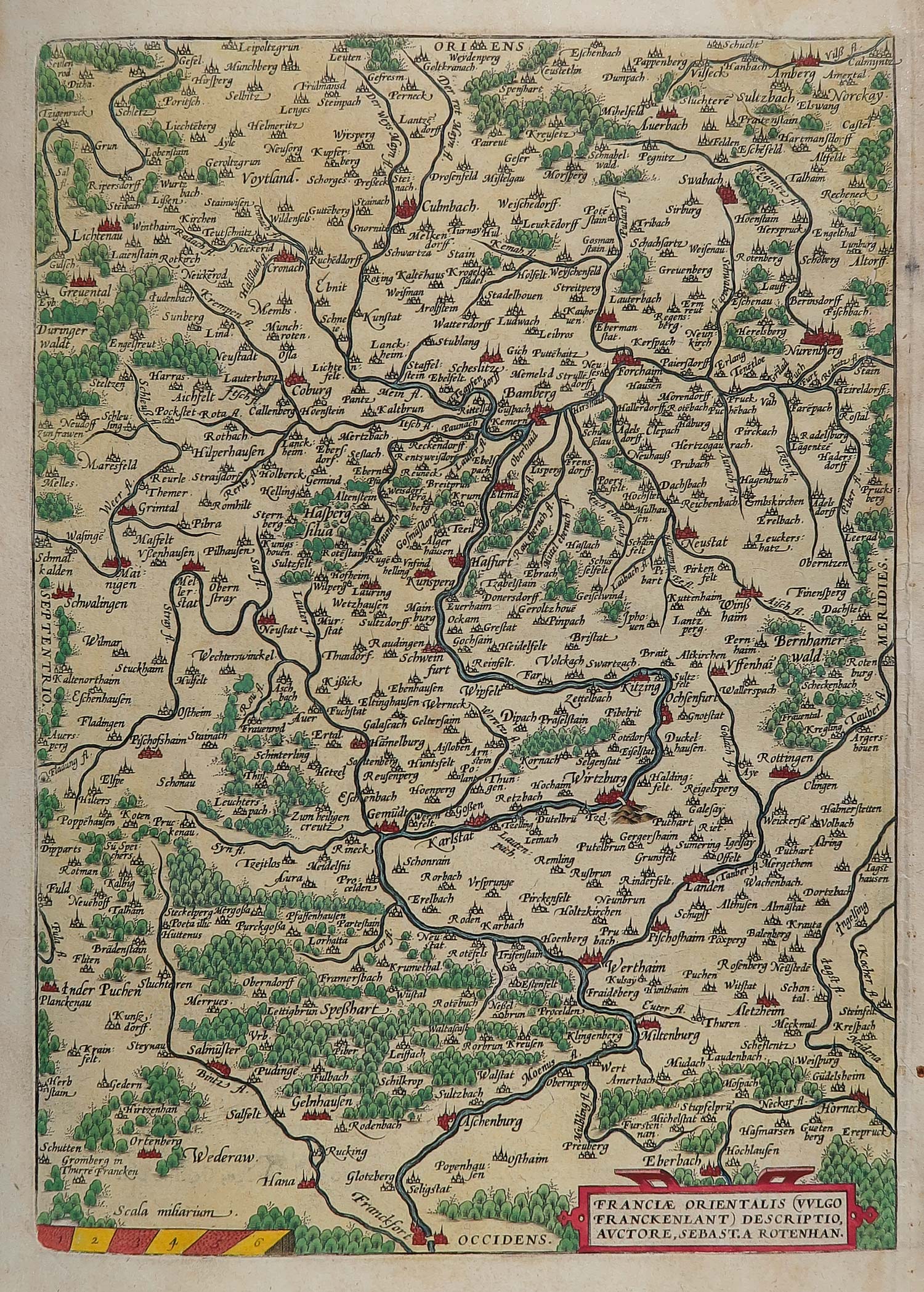 carta geografica antica franconia ortelius carta geografica franconia ortelius
