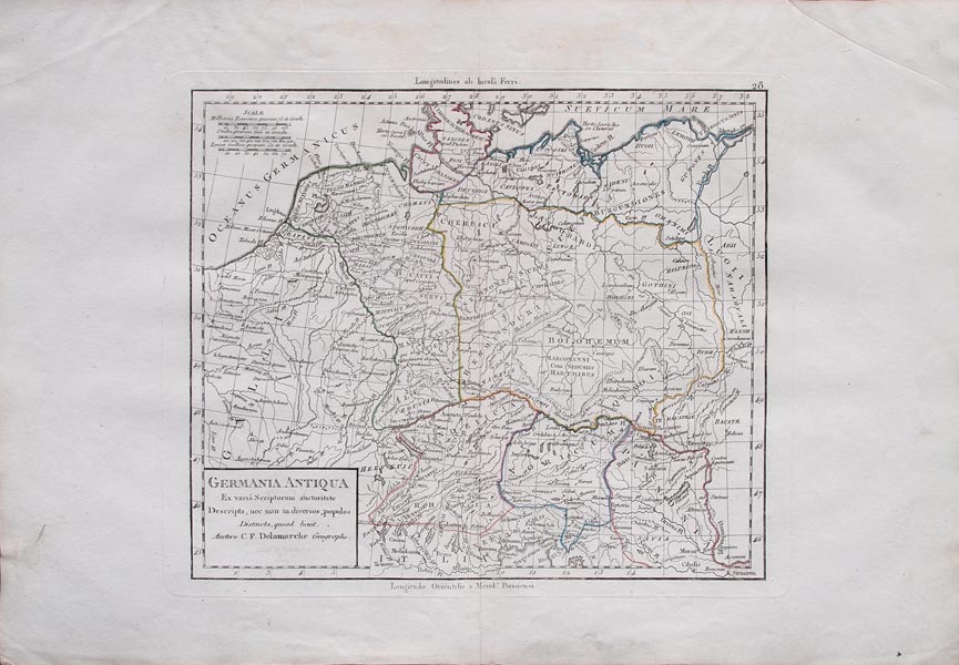 carta geografica germania antiqua delamarche