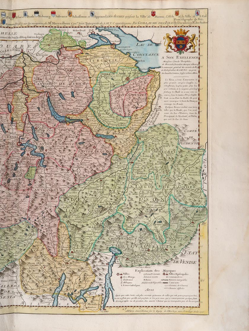 carta geografica svizzera de lisle