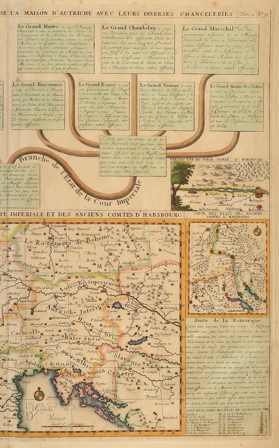 stampa antica carte etat cour imperiale habsbourg stampa carte etat cour imperiale habsbourg