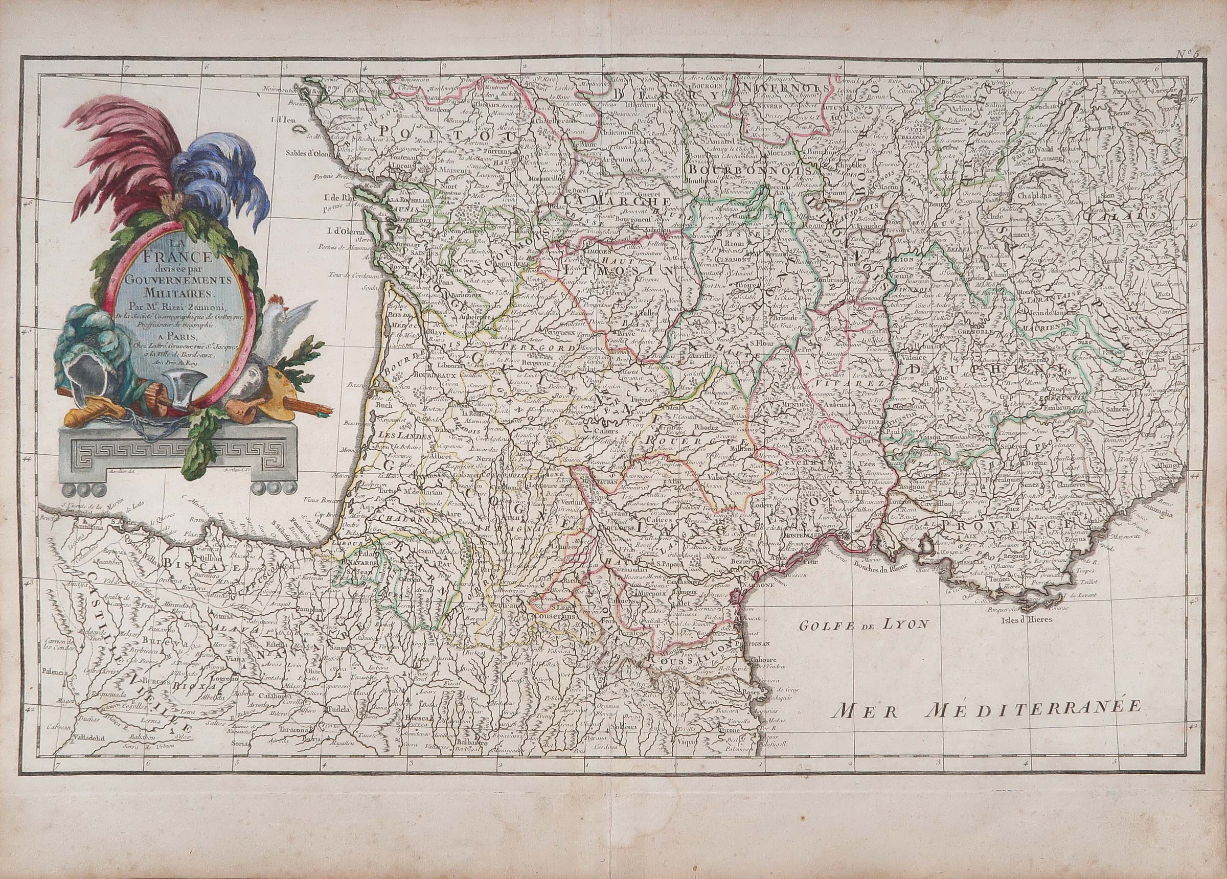 carta geografica francia meridionale carta geografica francia meridionale rizzi zannoni