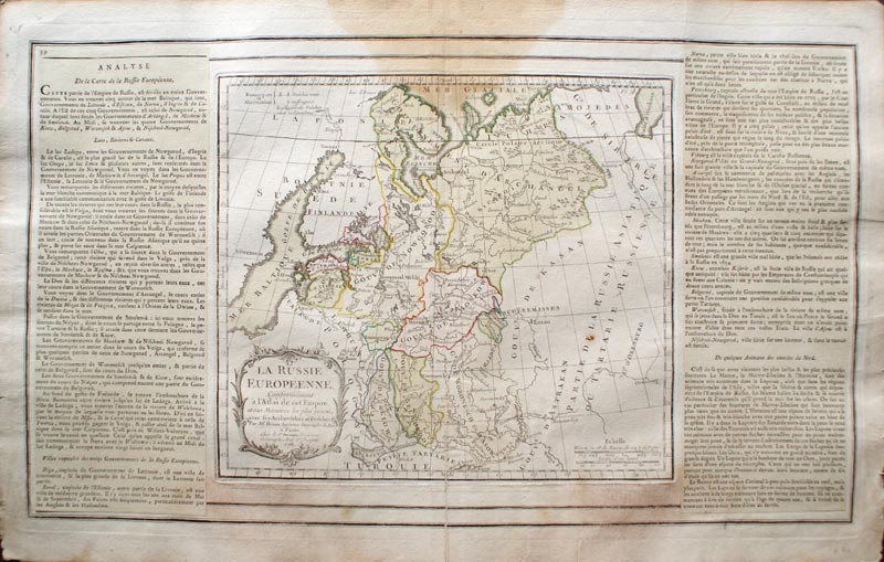 carta geografica antica russia