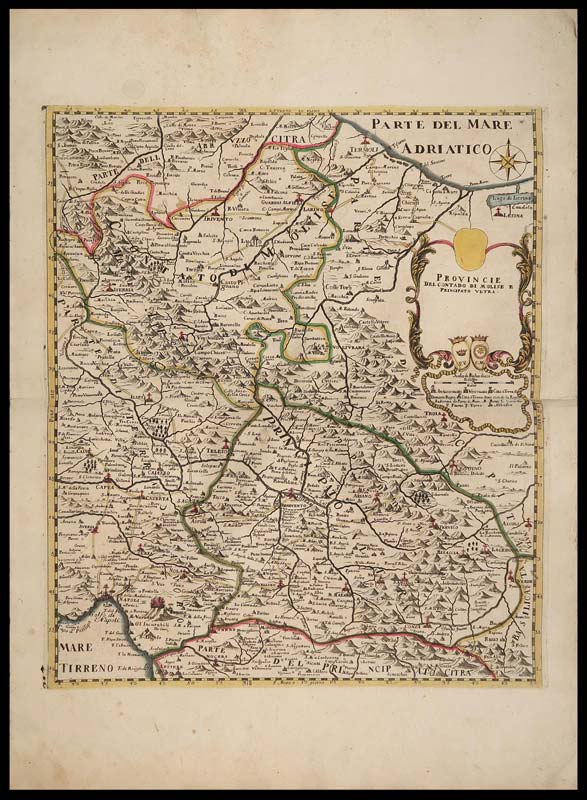 carta geografica provincie contado molise petrini