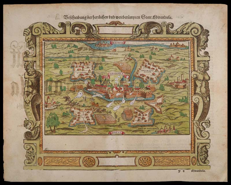 stampa antica mirandola