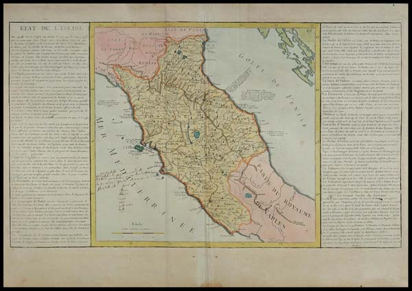 carta geografica antica stato chiesa clouet