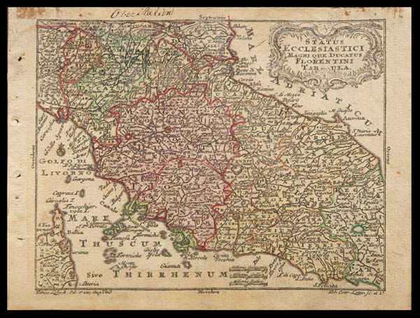 carta geografica status ecclesiastici lobeck