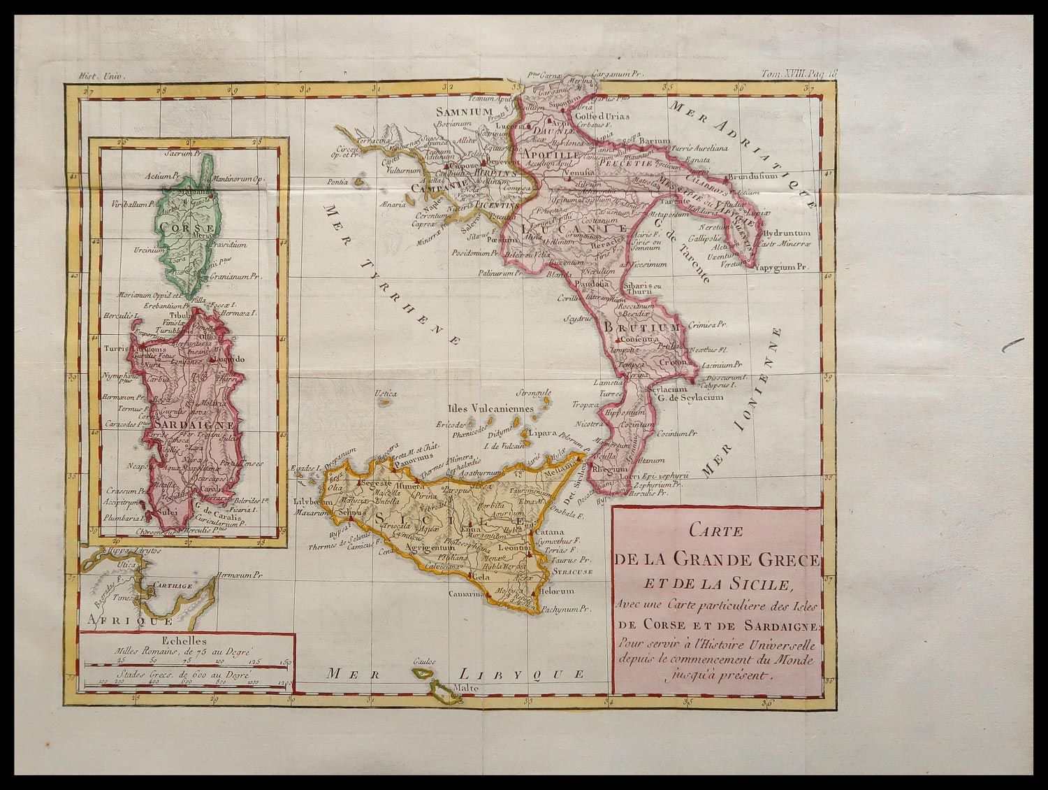carta geografica antica magna grecia 1780