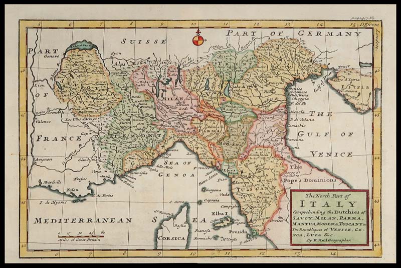 carta geografica italy moll
