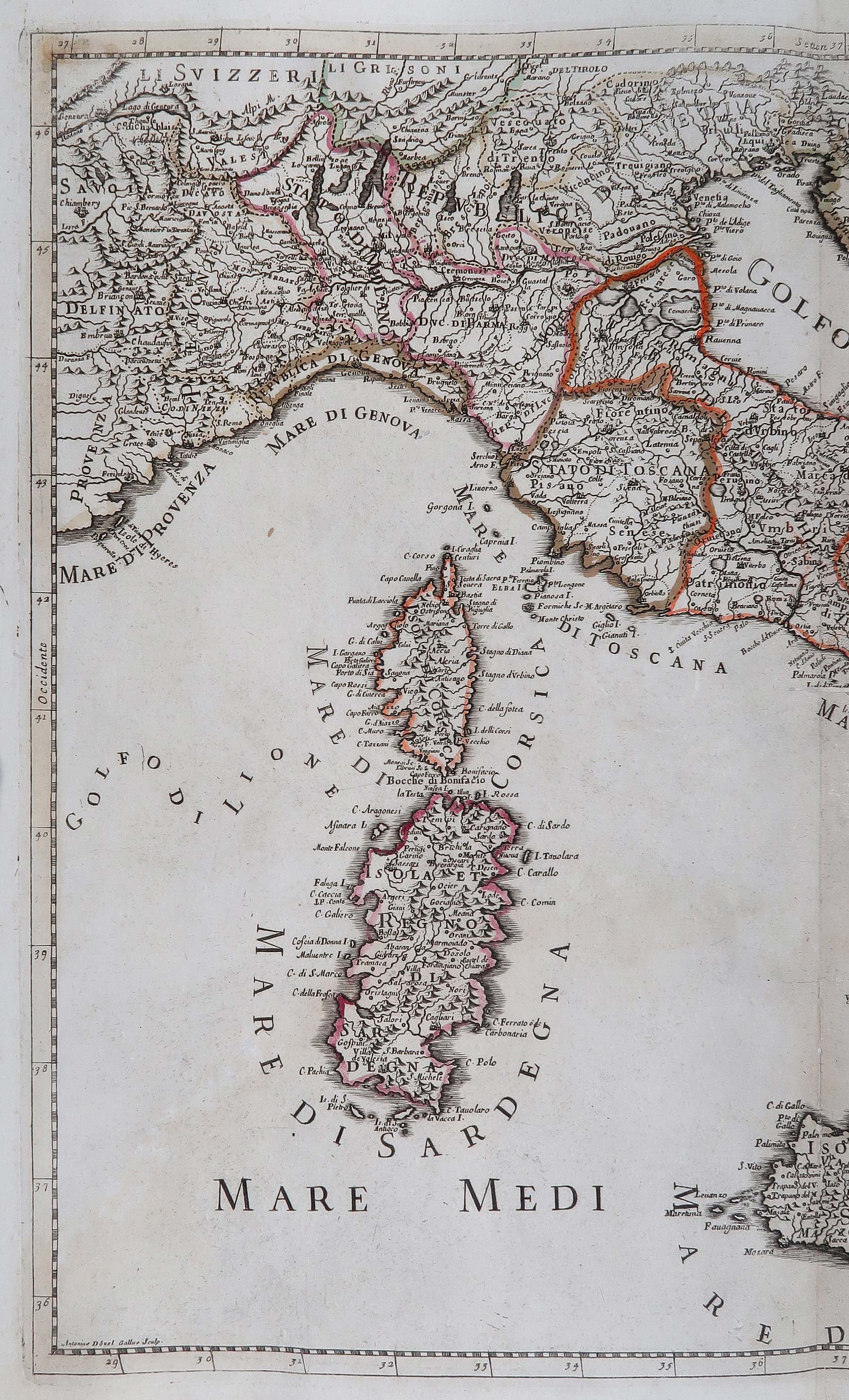 carta geografica italia petrini