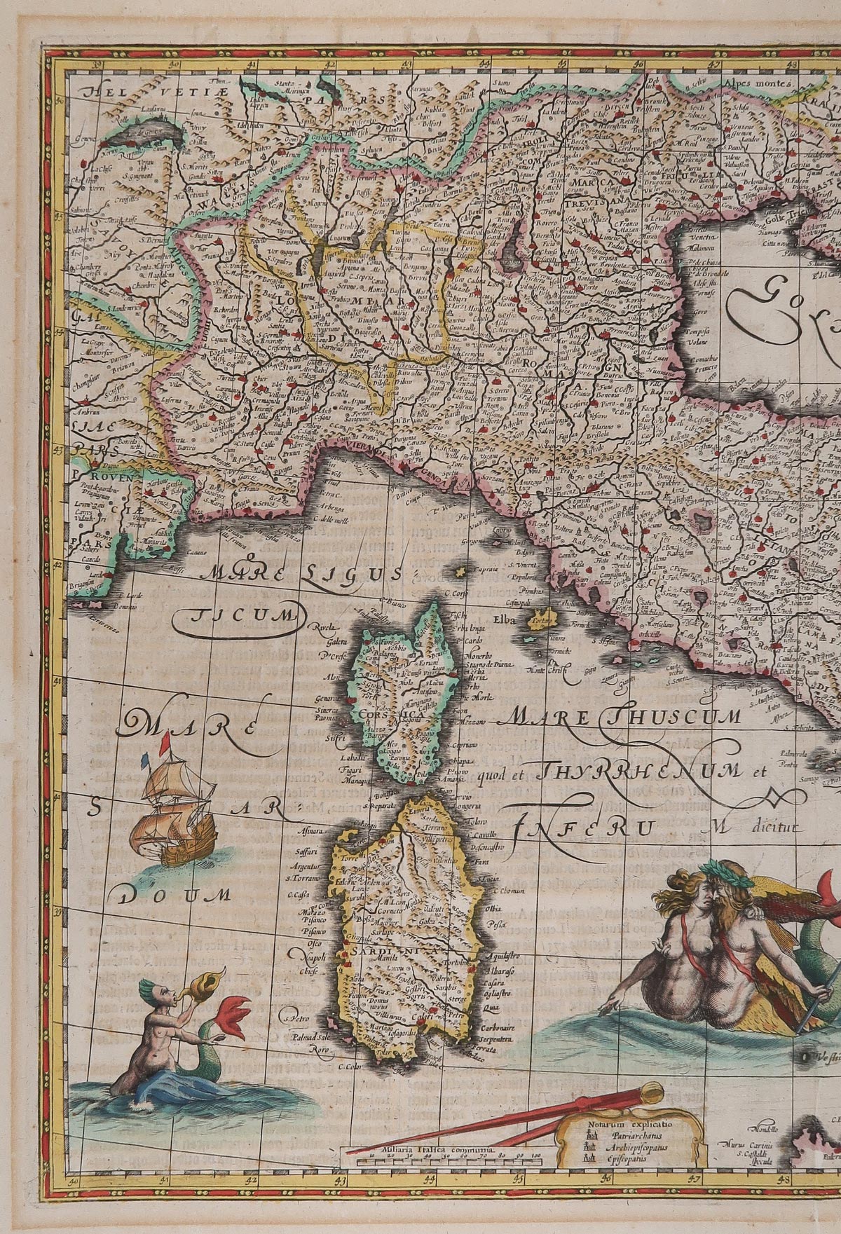 carta geografica antica italia janssonius carta geografica italia janssonius