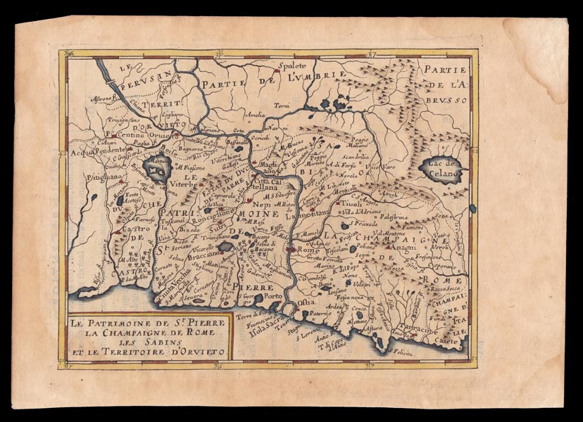 carta geografica antica patrimonio san pietro
