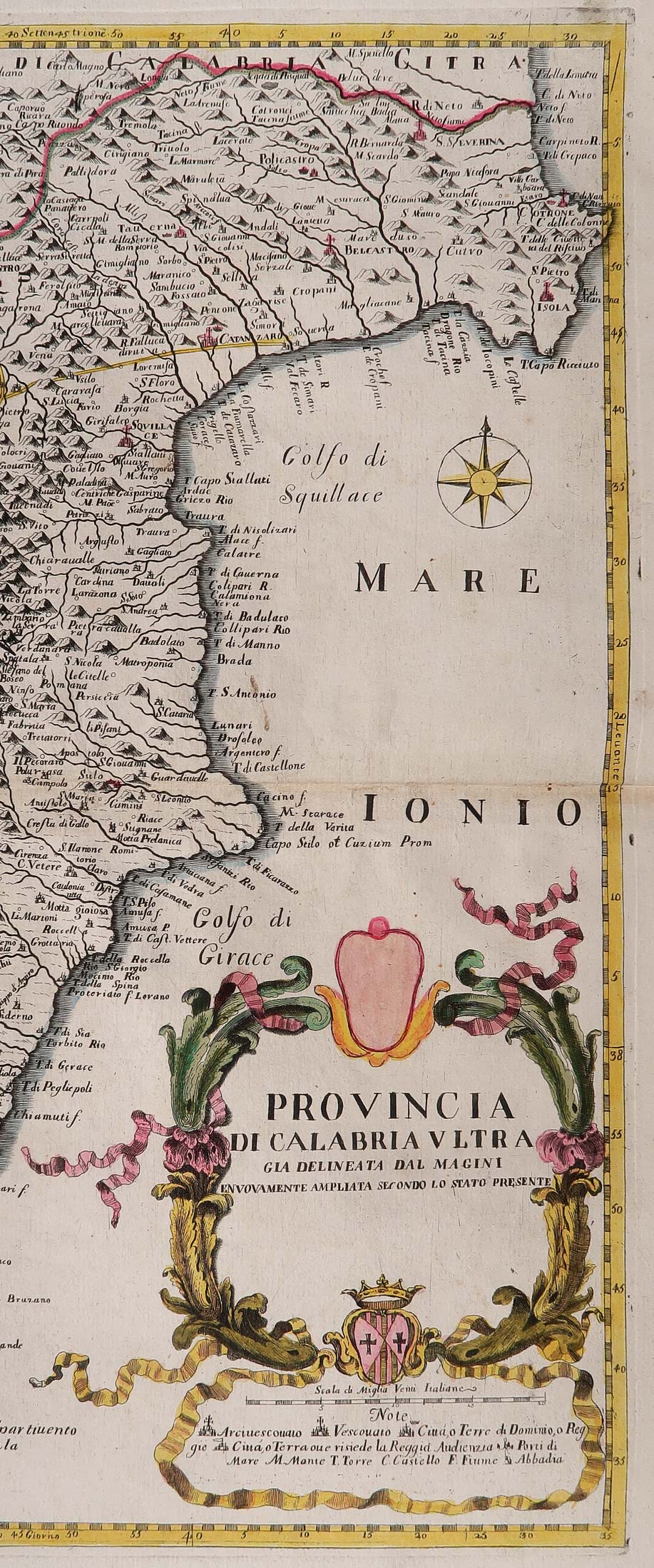 carta geografica calabria ultra